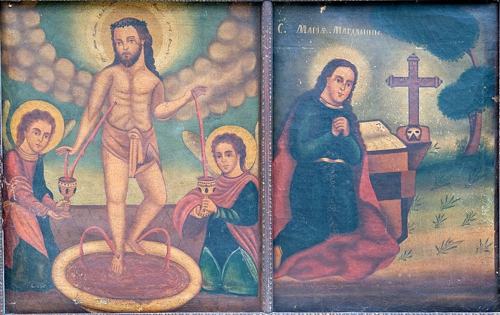Хатня народна Подільська ікона з колекції Володимира Козюка 76
