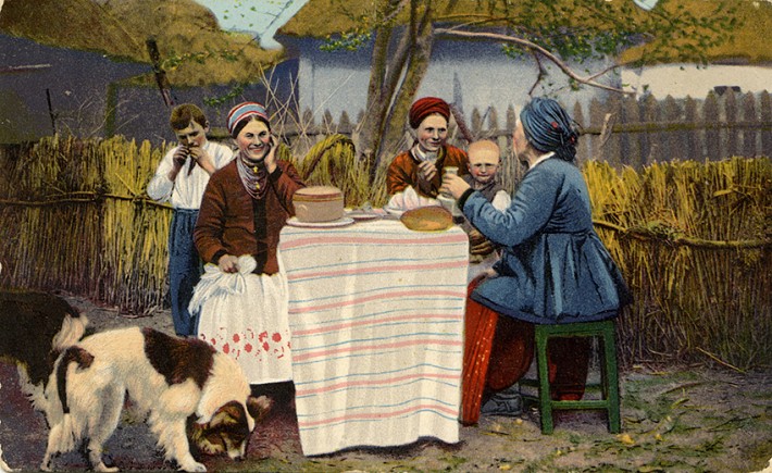 Росфарбовані листівки, типи українців 9