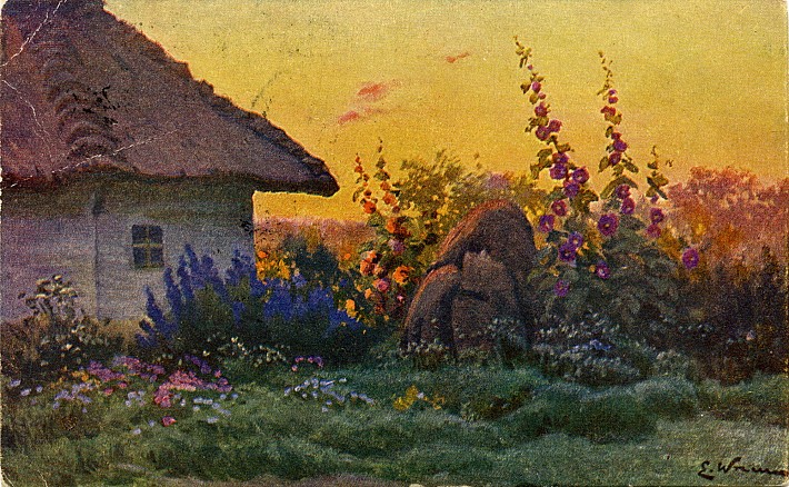 Репродукції майстрів пензля  на тему Хата під стріхою 33