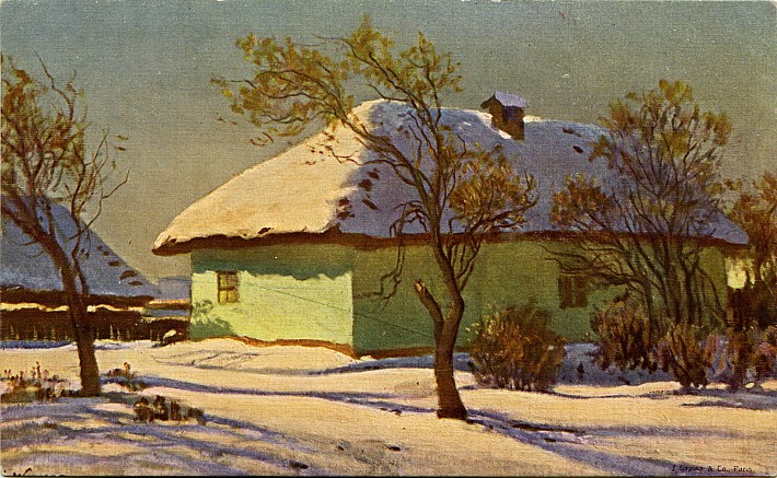 Репродукції майстрів пензля  на тему Хата під стріхою 13