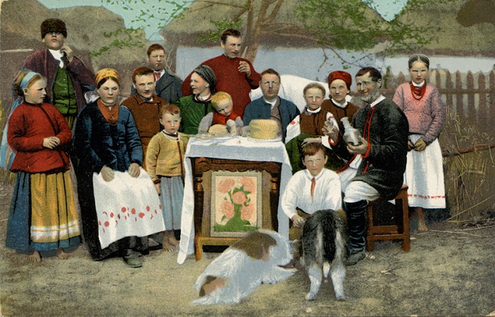 Росфарбовані листівки, типи українців 2