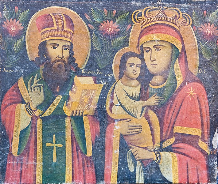 Хатня народна Подільська ікона з колекції Володимира Козюка 16