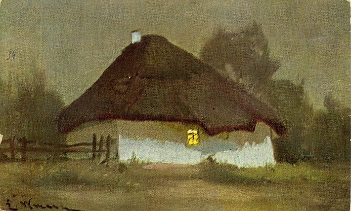 Репродукції майстрів пензля  на тему Хата під стріхою 30